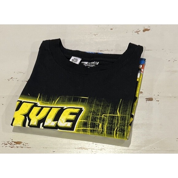 Kyle Busch XXL 2011 Tee Nascar #18 Suspended Racing Champion M&M Car Logo 2 side - Picture 16 of 16